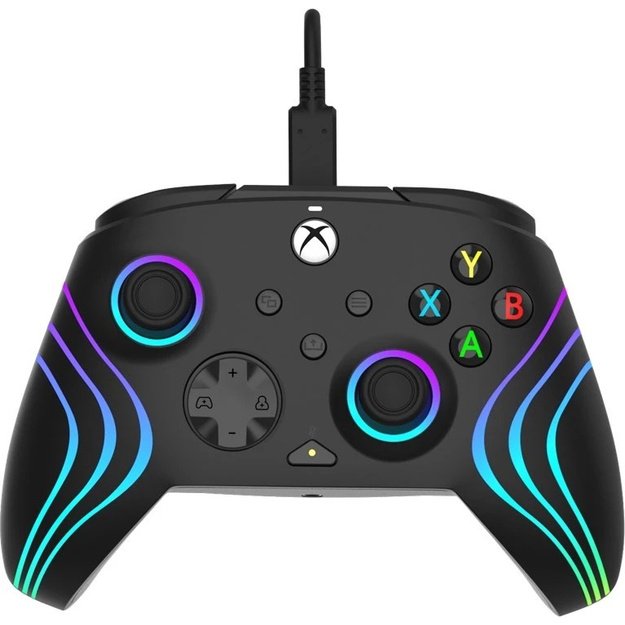 PDP Afterglow Wave Wired Controller Black Licensed Xbox