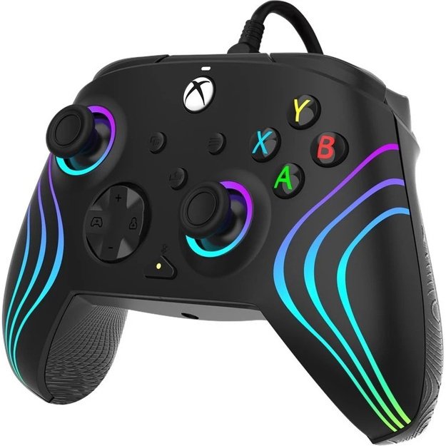 PDP Afterglow Wave Wired Controller Black Licensed Xbox 3