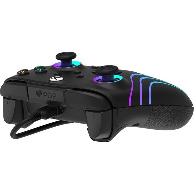 PDP Afterglow Wave Wired Controller Black Licensed Xbox 5
