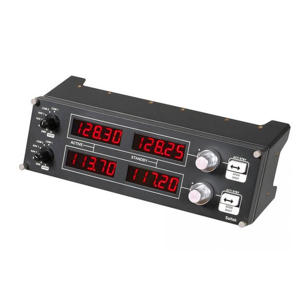Logitech - G Saitek Pro Flight Radio Panel 1