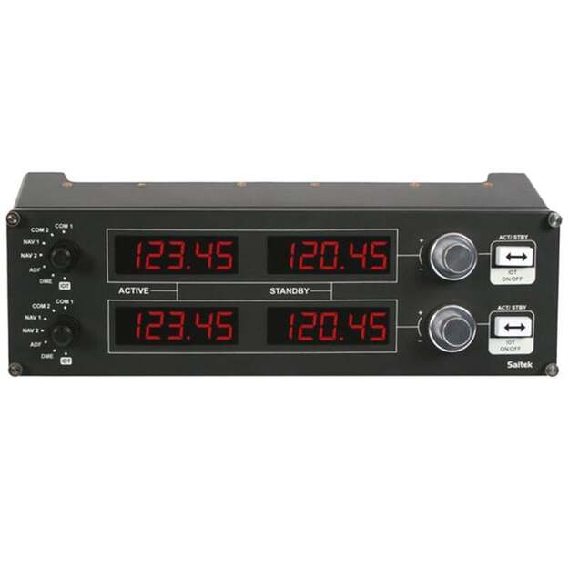 Logitech - G Saitek Pro Flight Radio Panel 4
