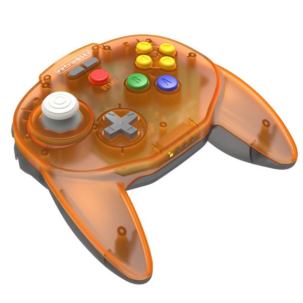 Retro-Bit - Tribute 64 2.4G Orange Hawk Ltd Ed. 10