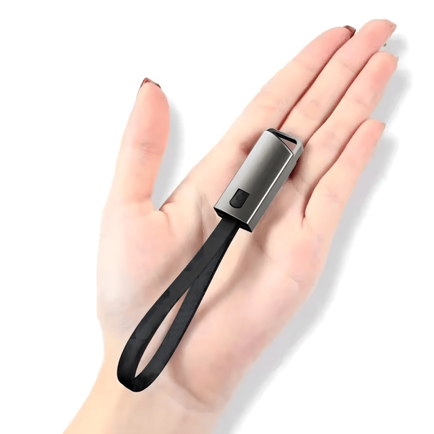 Kabel Ładowarka Brelok Smycz do Danych USB-C - USB-A Szybkie Ładowanie  5