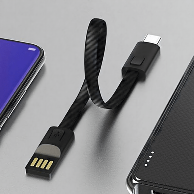 Kabel Ładowarka Brelok Smycz do Danych USB-C - USB-A Szybkie Ładowanie  11