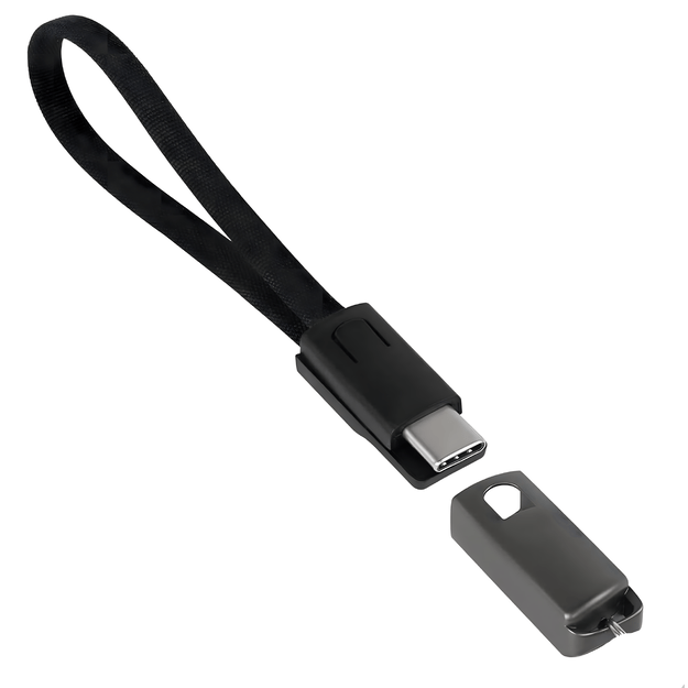 Kabel Ładowarka Brelok Smycz do Danych USB-C - USB-A Szybkie Ładowanie  2