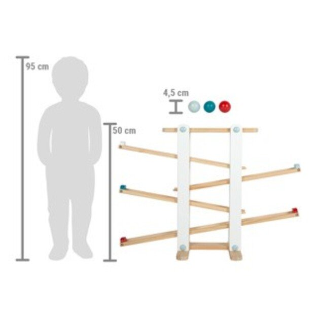 Small Foot - Ball Track with Balls, Car, Spinner - (I-SF12549)