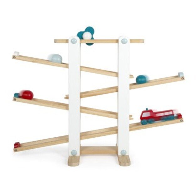 Small Foot - Ball Track with Balls, Car, Spinner - (I-SF12549)