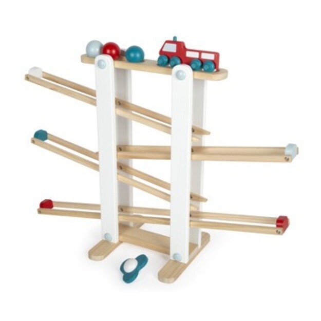 Small Foot - Ball Track with Balls, Car, Spinner - (I-SF12549)