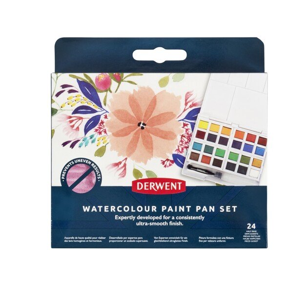 Derwent - Watercolour Paint Pan Set 24 - (601129)