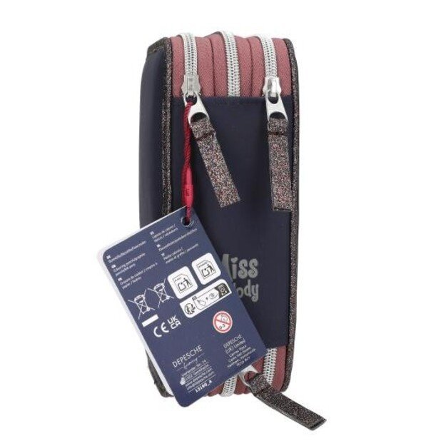 Miss Melody - Triple Pencil Case  LED GLITTER HORSE ( 0413190 ) 5