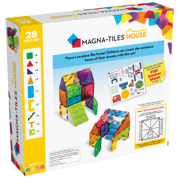 MAGNA-TILES - House 28 Piece Set (90225) 9