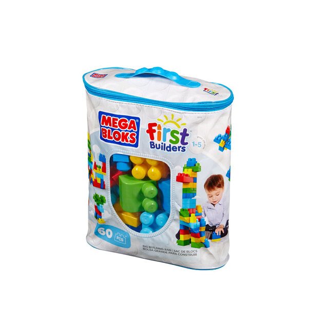 Mega Bloks - First Builders - Building Bag Classic, 60 pcs (8416)