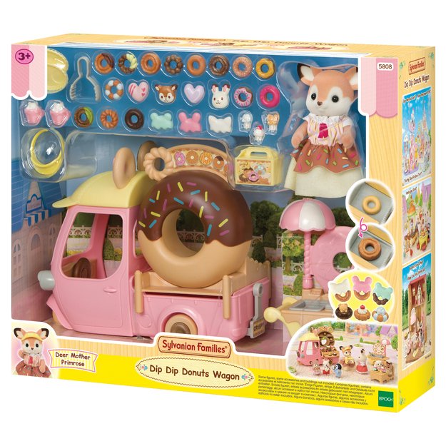 Sylvanian Families - Dip Dip Donuts Wagon - (5808) 1