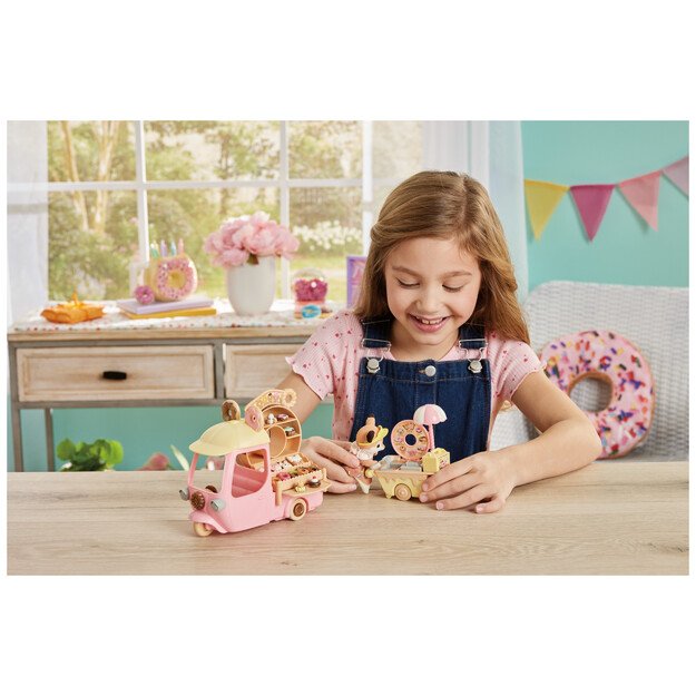 Sylvanian Families - Dip Dip Donuts Wagon - (5808) 12