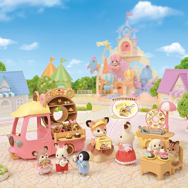 Sylvanian Families - Dip Dip Donuts Wagon - (5808) 13
