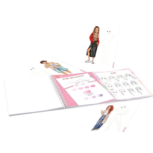 Topmodel - Create Your TOPModel Colouring Book - (413582) 2
