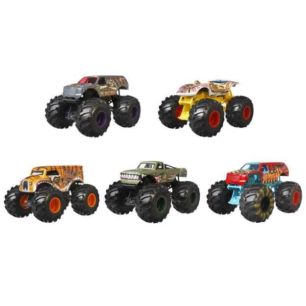 Hot Wheels - Monster Trucks 1:24 Die-Cast Asst (FYJ83)