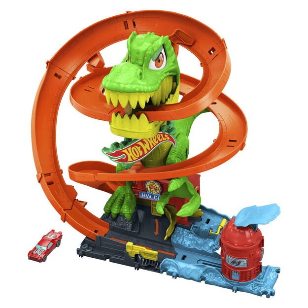 Hot Wheels - Hot Wheels City T-Rex Fire Station (JBM73)