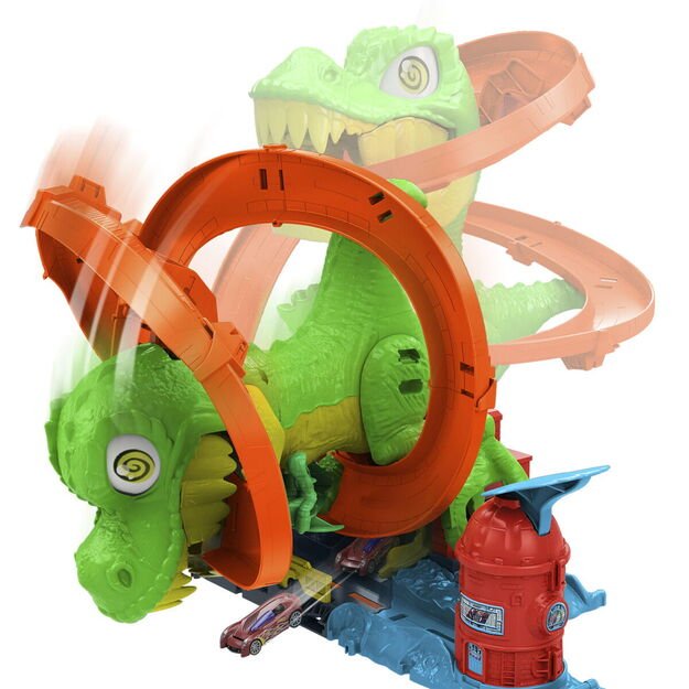 Hot Wheels - Hot Wheels City T-Rex Fire Station (JBM73) 2
