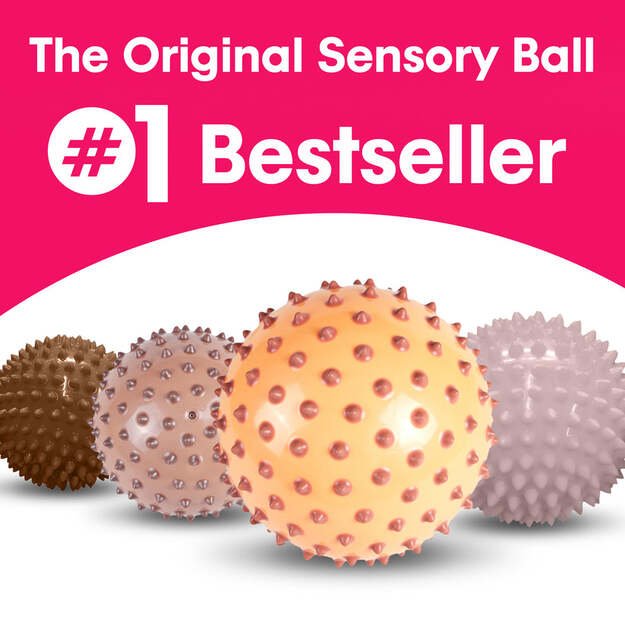 Edushape - Sensory Ball - 18 Cm -  Cream colored (E705172cr) 1