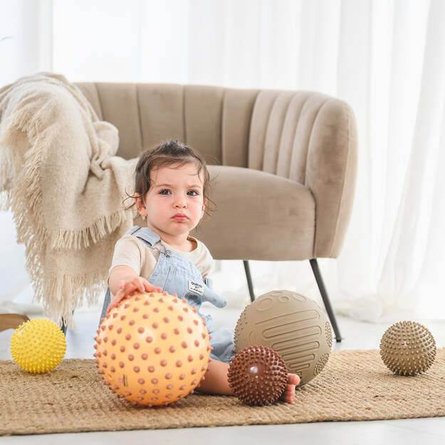 Edushape - Sensory Ball - 18 Cm -  Cream colored (E705172cr) 4