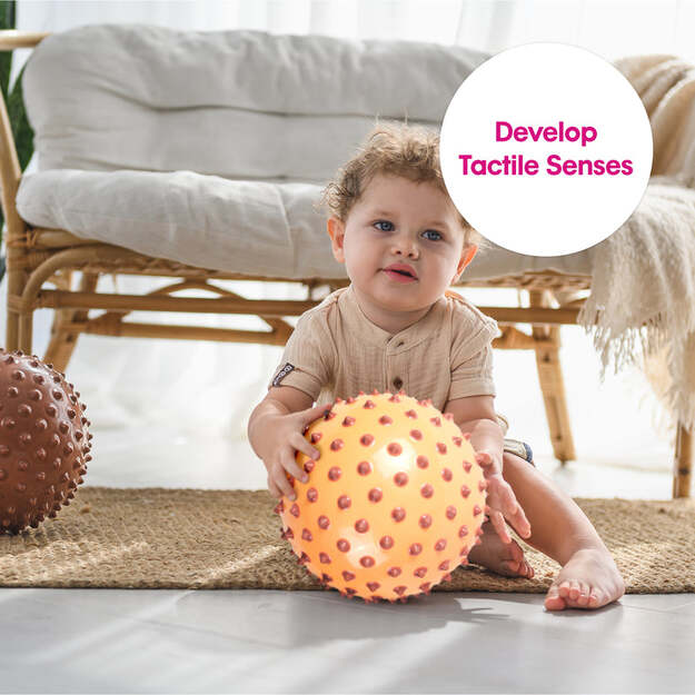 Edushape - Sensory Ball - 18 Cm -  Cream colored (E705172cr) 5