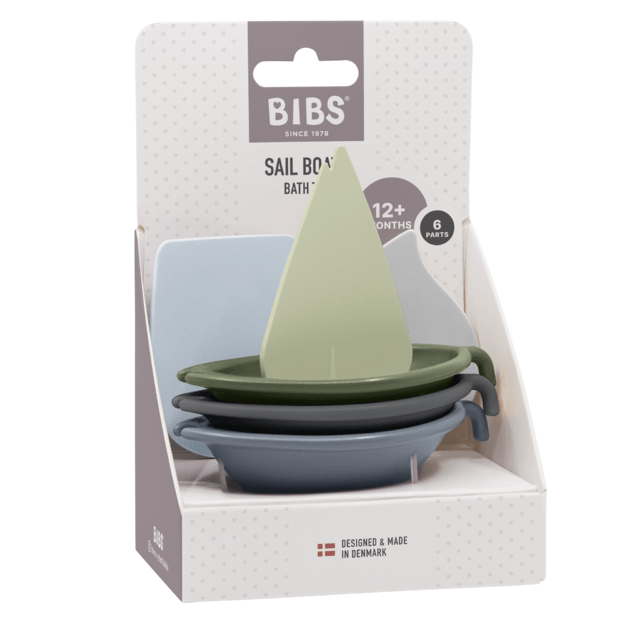 BIBS - Sail Boats Blue Mix - (4100201) 1