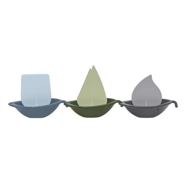 BIBS - Sail Boats Blue Mix - (4100201) 2