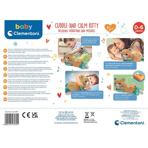 Clementoni - Cuddle Calming Kitty (I-17574) 2
