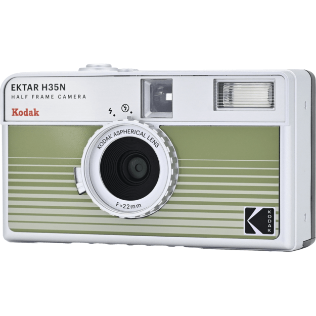 Kodak - EKTAR H35N Camera - Striped Green 2