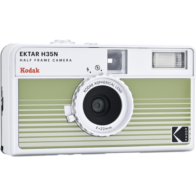 Kodak - EKTAR H35N Camera - Striped Green 3