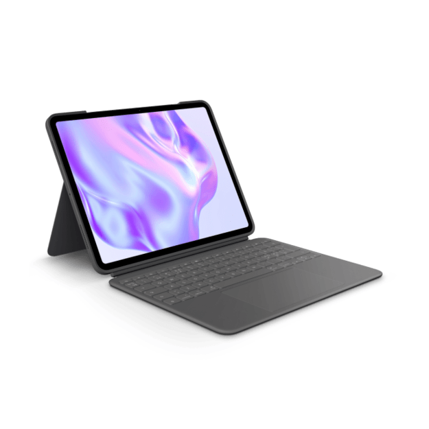 Logitech - Combo Touch for iPad Pro 13-inch (M4) - Graphite - Pan - Nordic