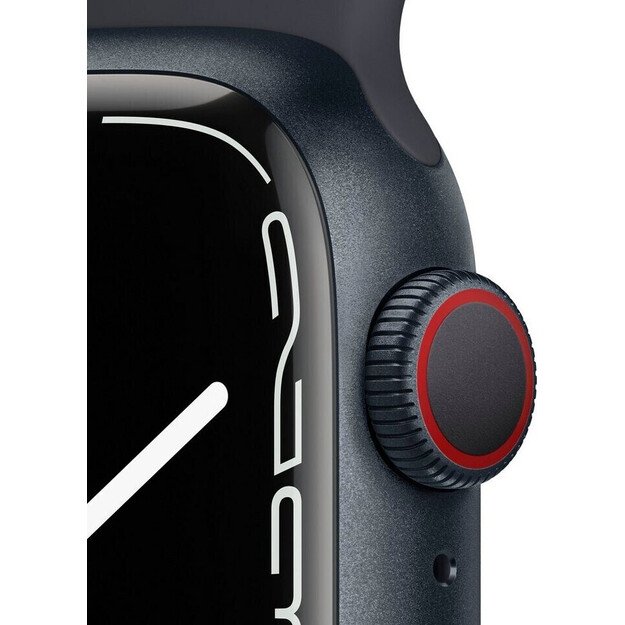 Apple - Watch Series 7 GPS + LTE, 41mm, Black/Alu 1