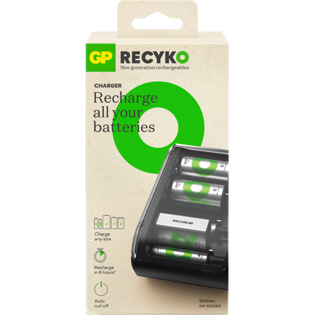 GP - ReCyko Universal Battery Charger, B631 (USB) 3