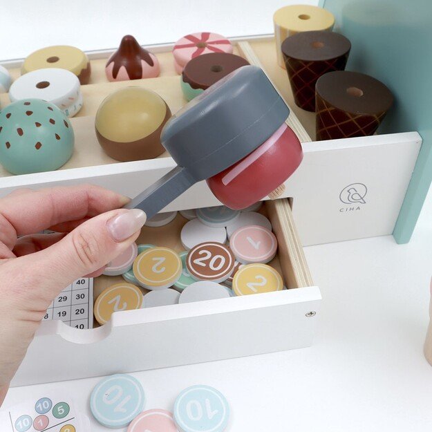 Ciha - Mathematical ice cream counter 113 piece - (5744000940465) 1
