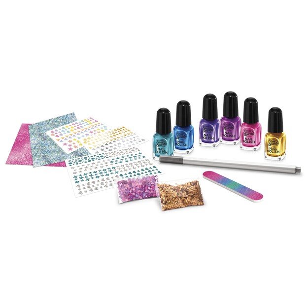 Shimmer 'n Sparkle - Metallic Rainbow Nail Art (65540)