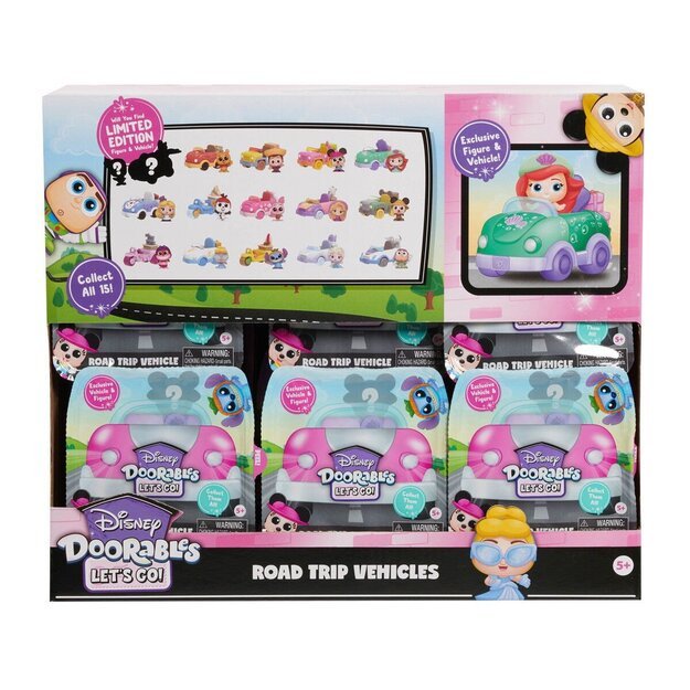 Disney Doorables - Let's Go Vehicles - Asst (101-44541) 5