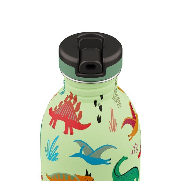 24 Bottles - Kids Collection - Urban Bottle 500 ml w. Sports Lid - Jurassic Friends (24B937) 1