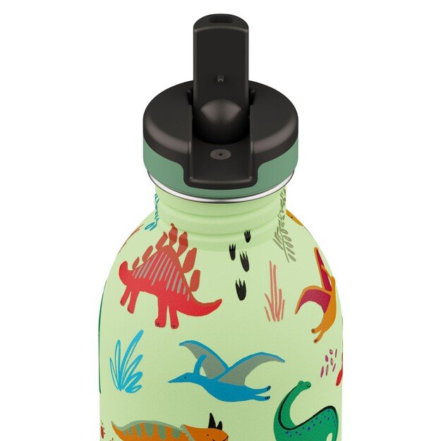 24 Bottles - Kids Collection - Urban Bottle 500 ml w. Sports Lid - Jurassic Friends (24B937) 2