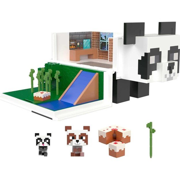 Minecraft - Mob Head Mini's Panda Playset (HLL25)