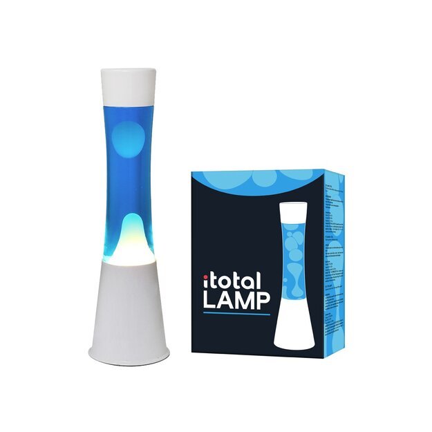 iTotal - Lava Lamp - Blue - 40 cm