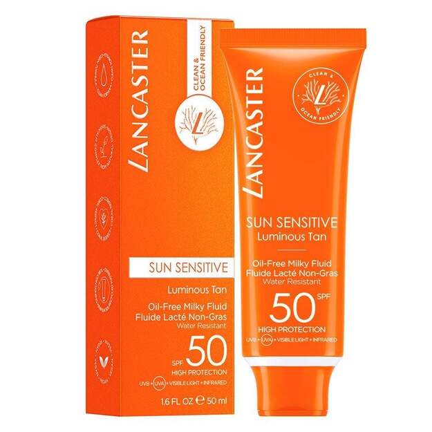 Lancaster - Sun Sensitive Oil-Free Face Sun Protection Cream SPF50 50 ml 2