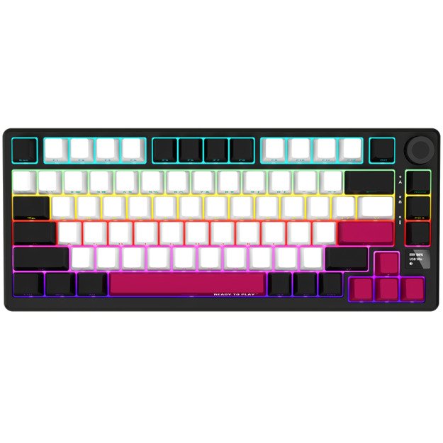 Gaming Keyboard LORGAR LRG-KBP7075W-BK-US