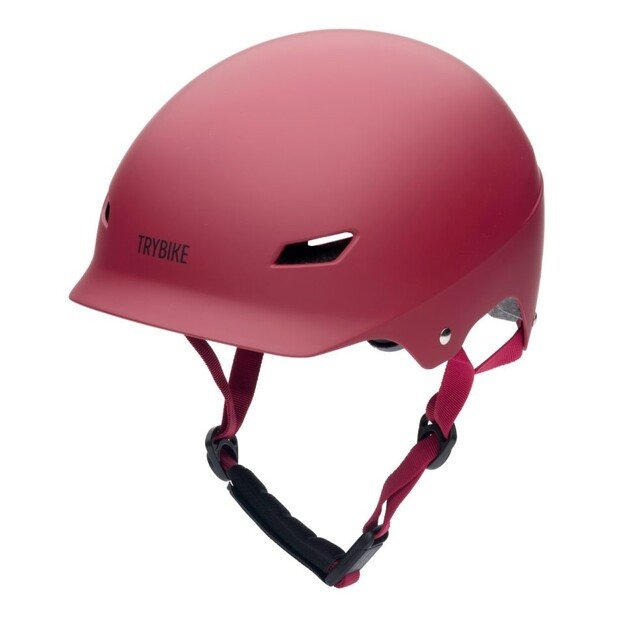 Trybike - Retro Helmet - Vintage Matte Red - S/M