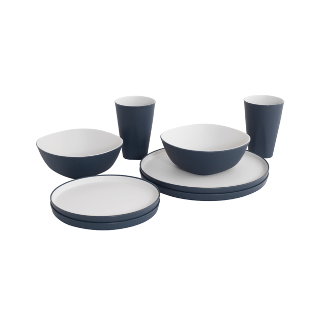 Outwell - Gala 2 Person Dinner Set - Navy Night