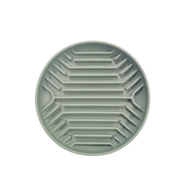 Nordic paws - Lickmat Round, Sky - Green - 19x19cm