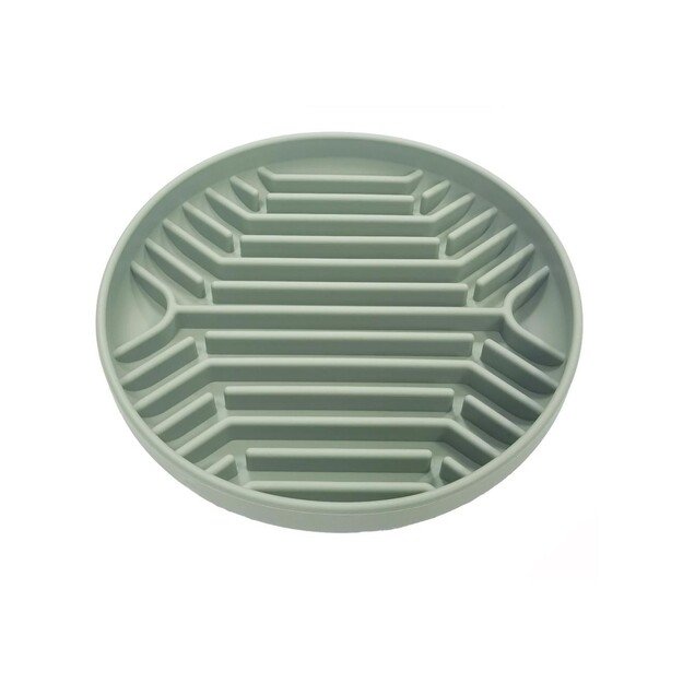 Nordic paws - Lickmat Round, Sky - Green - 19x19cm