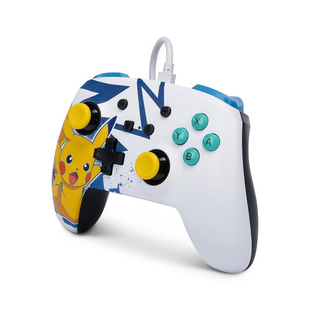 PowerA NSW ENH Wired Controller - Pikachu High Voltage /Nintendo Switch