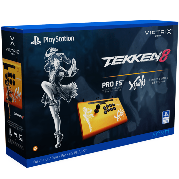 PDP Victrix Pro FS Arcade Fight Stick Tekken 8 Xiaoyu