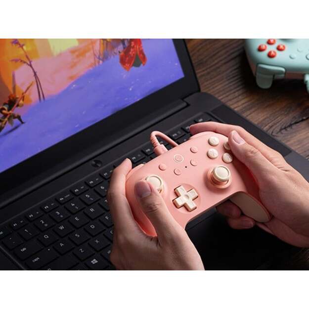 8BitDo Ultimate 2C Wired Pad Peach
